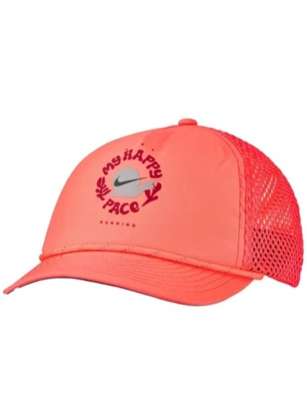 Nike Dri-Fit Unstructured Running Hat Pro My Happy Pace Cap II0797-804 Sz M/L